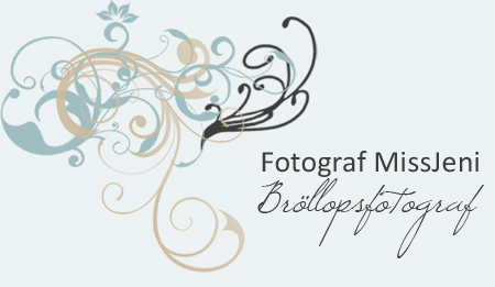 Bröllopsfotograf, Fotograf MissJeni, Sundsvall logo